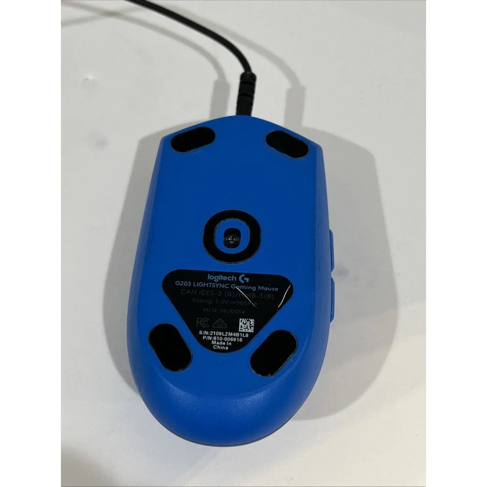 Logitech G203 Lightsync Gaming Mouse, 6 Programmable Buttons,‎ 8K DPI -